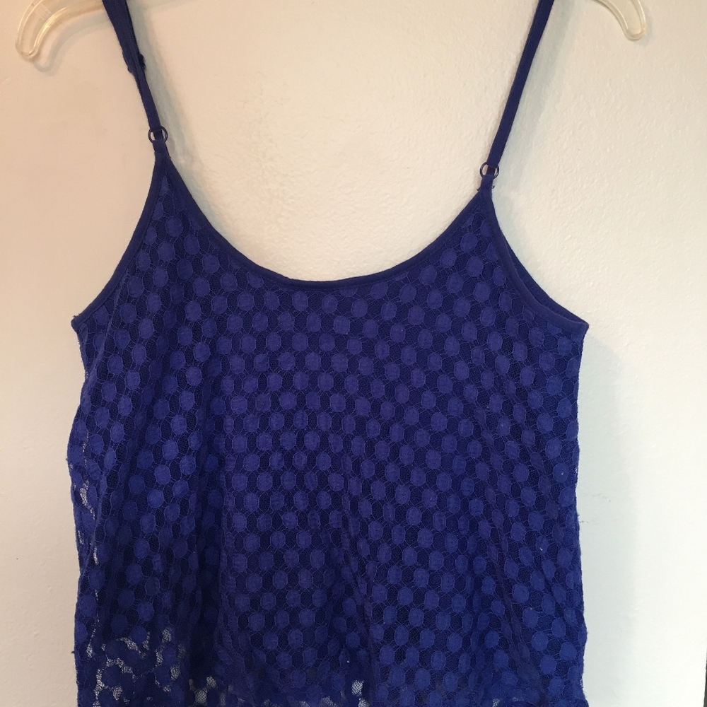 Purple crop top